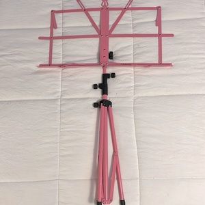 Pink, Fully Adjustable Sheet Music Stand